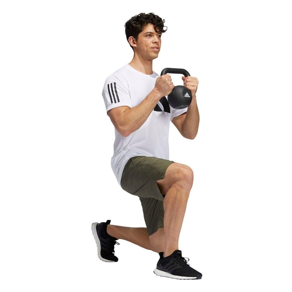 NWT adidas Men's Axis 20 Woven Heathered Shorts - Picture 5 of 6